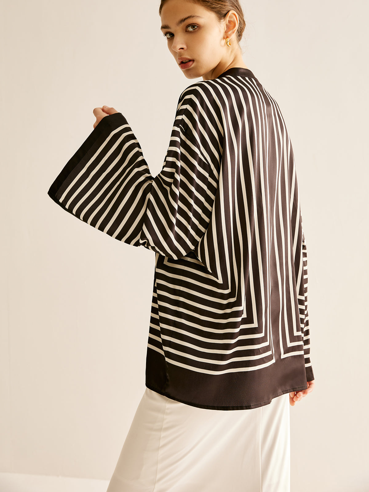 Satin Dreams Upscale Cozy Blouse