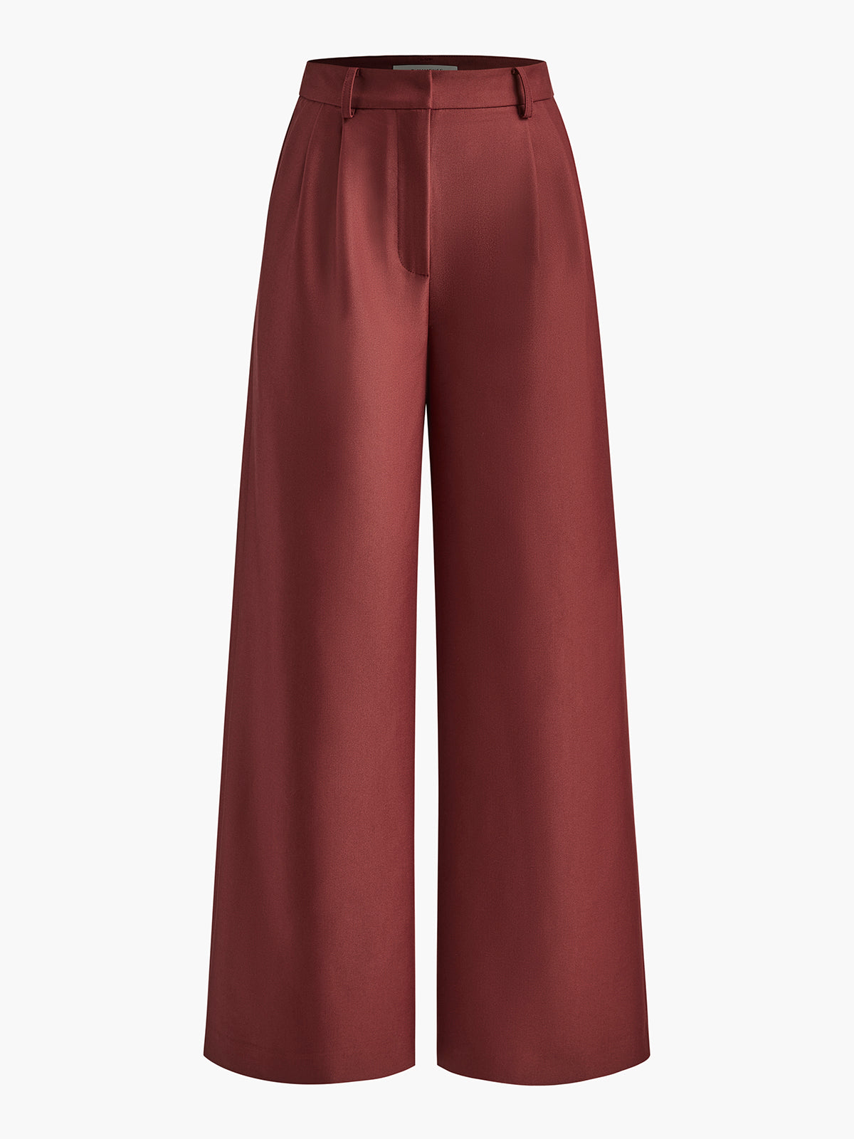 Classic Chic Solid Wide-Leg Pants