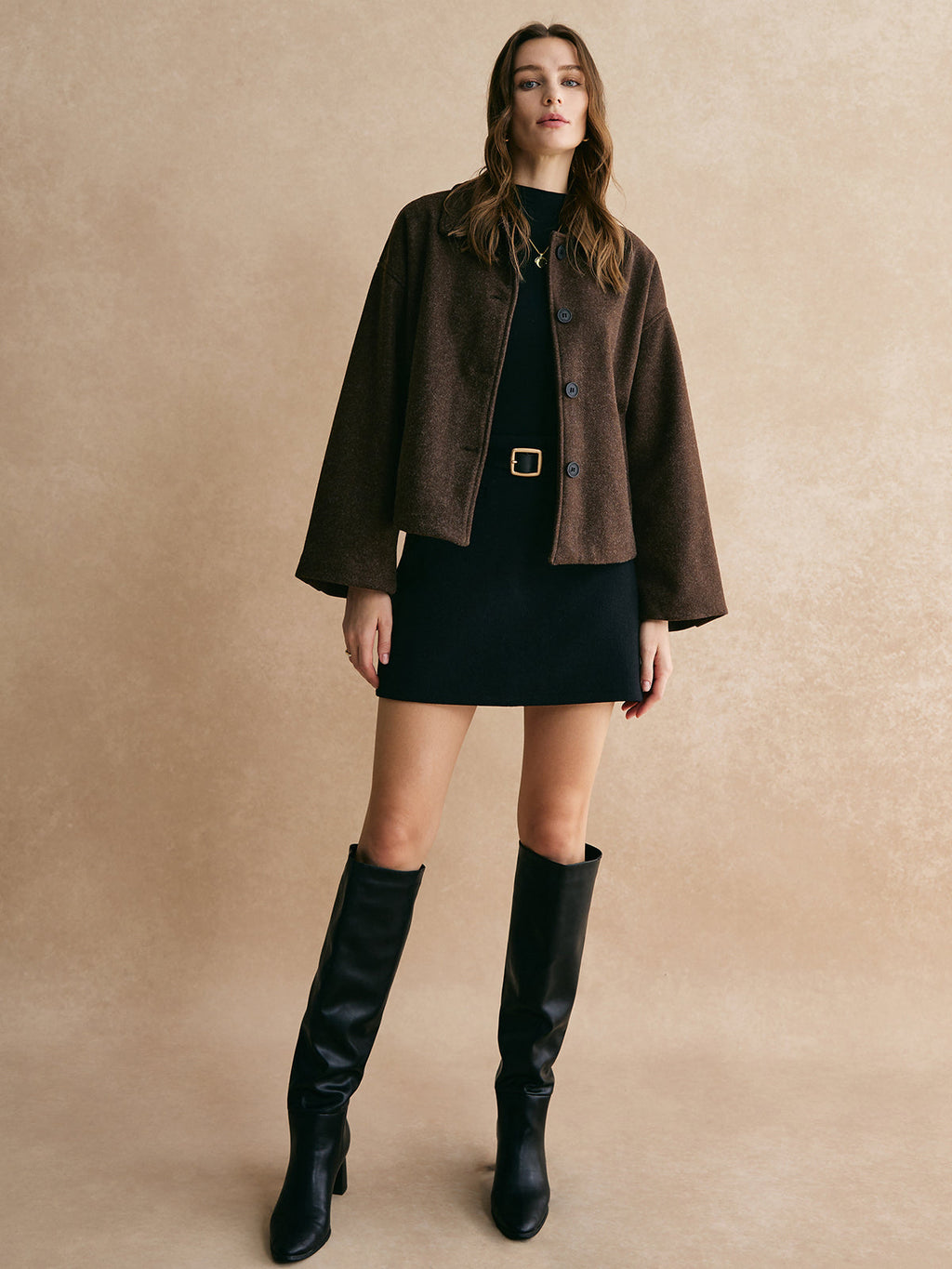 That Girl Tweed Button Down Jacket