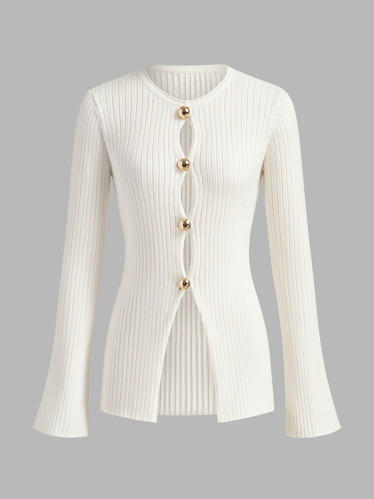 Bougee Boutique Button Knit Top