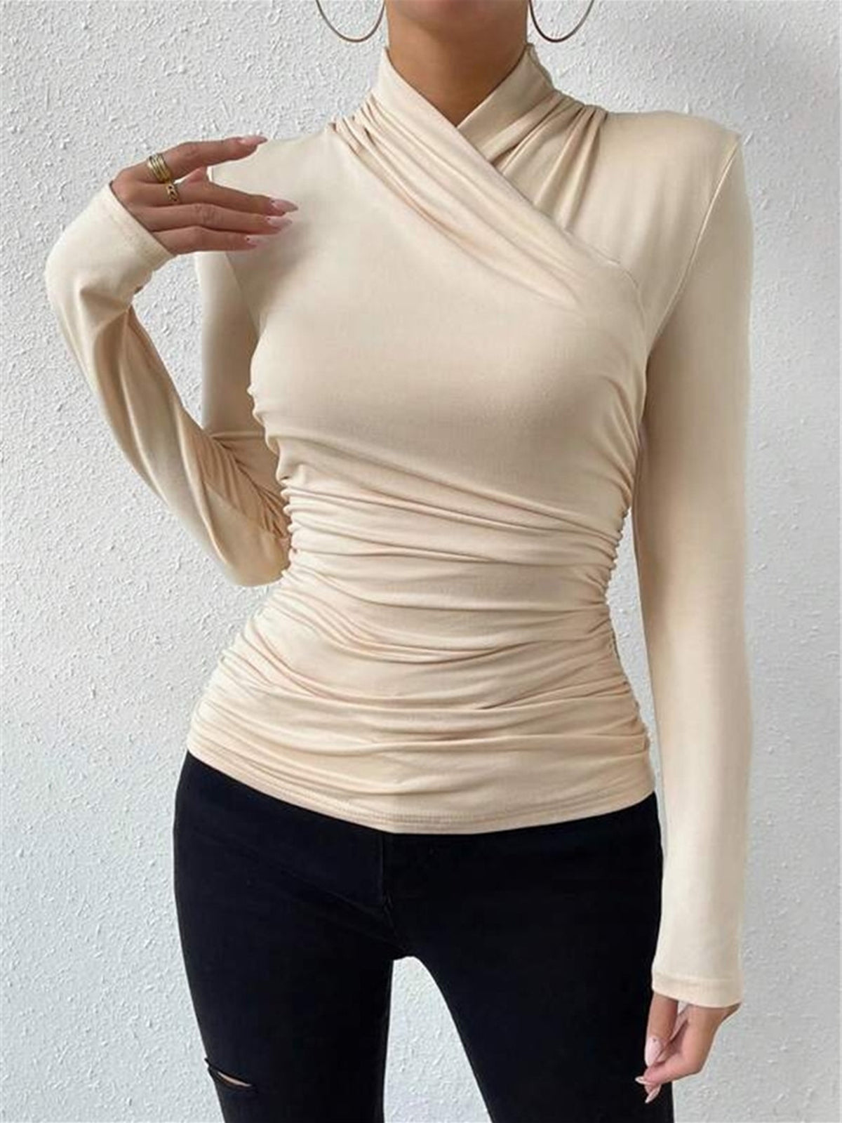 Cinch Me Pleated T-Shirt