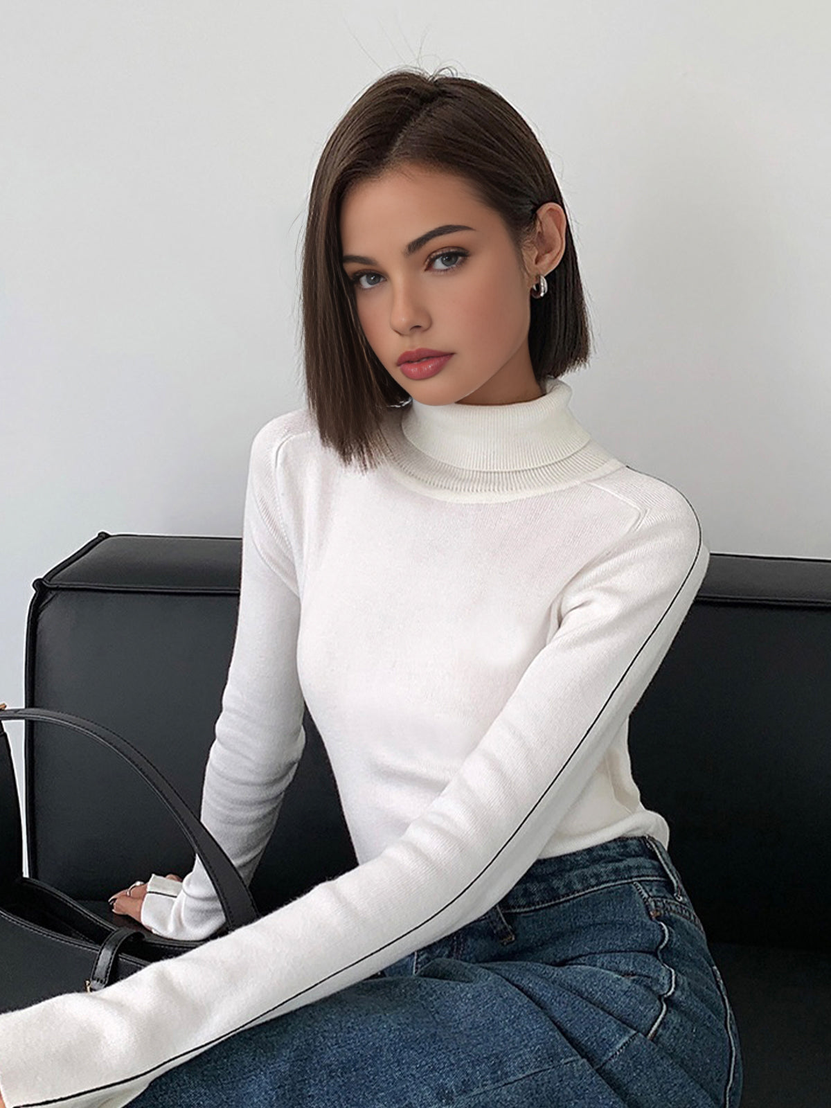 Sharp & Sweet Turtleneck Sweater