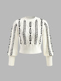 Feel Her Cinched Sweater