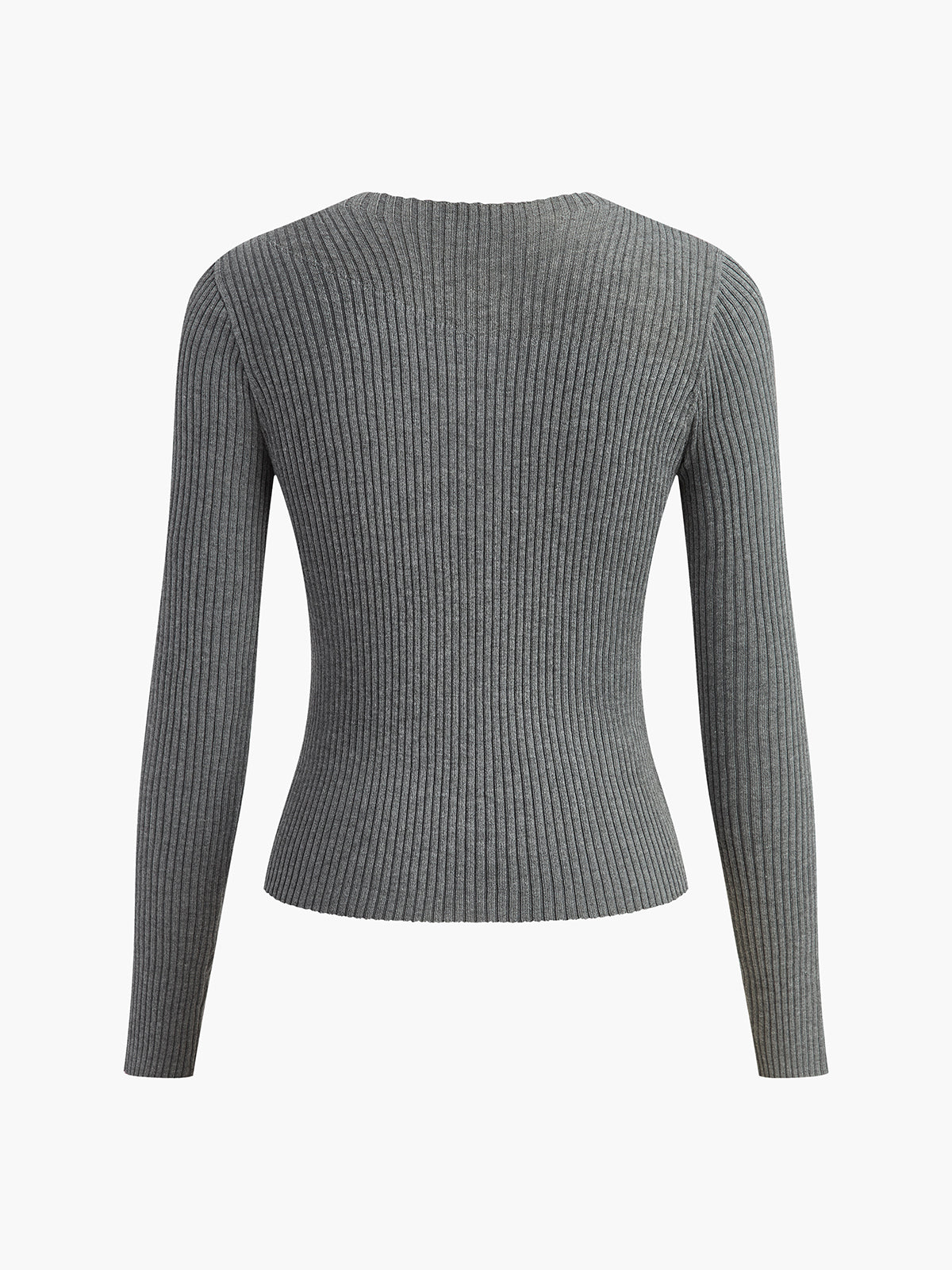 Alice Ribbed Crew Neck Knit Top