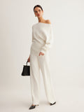 The Tailored Wool-Blend Piping Pants