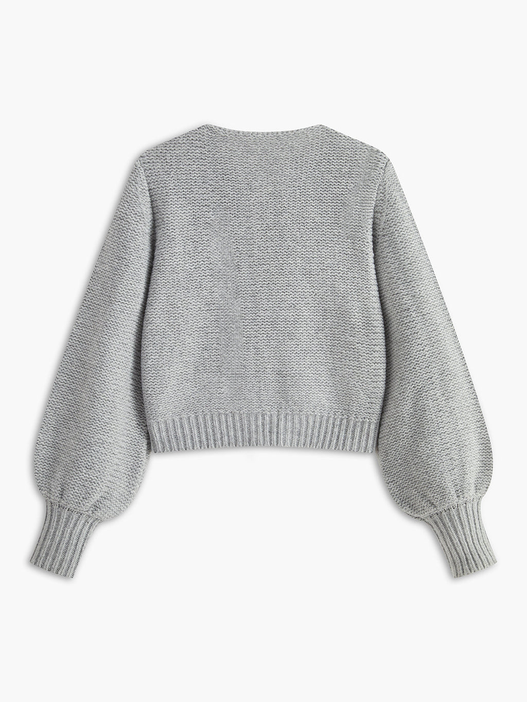Pretty Bow Crew Neck Knit Top