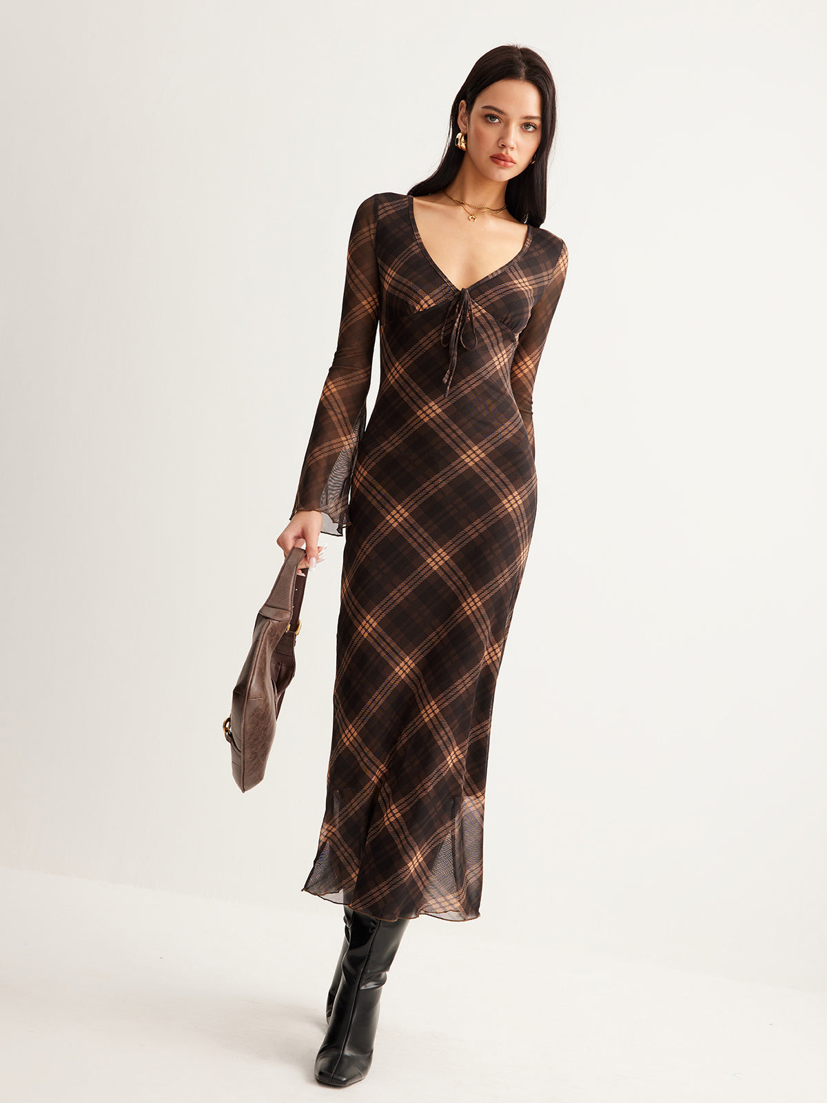 Her Days Stylish Mesh Dress