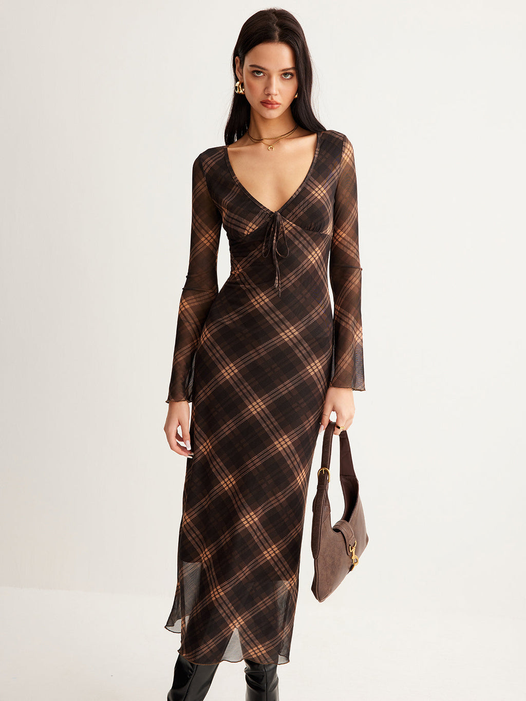 Her Days Stylish Mesh Dress