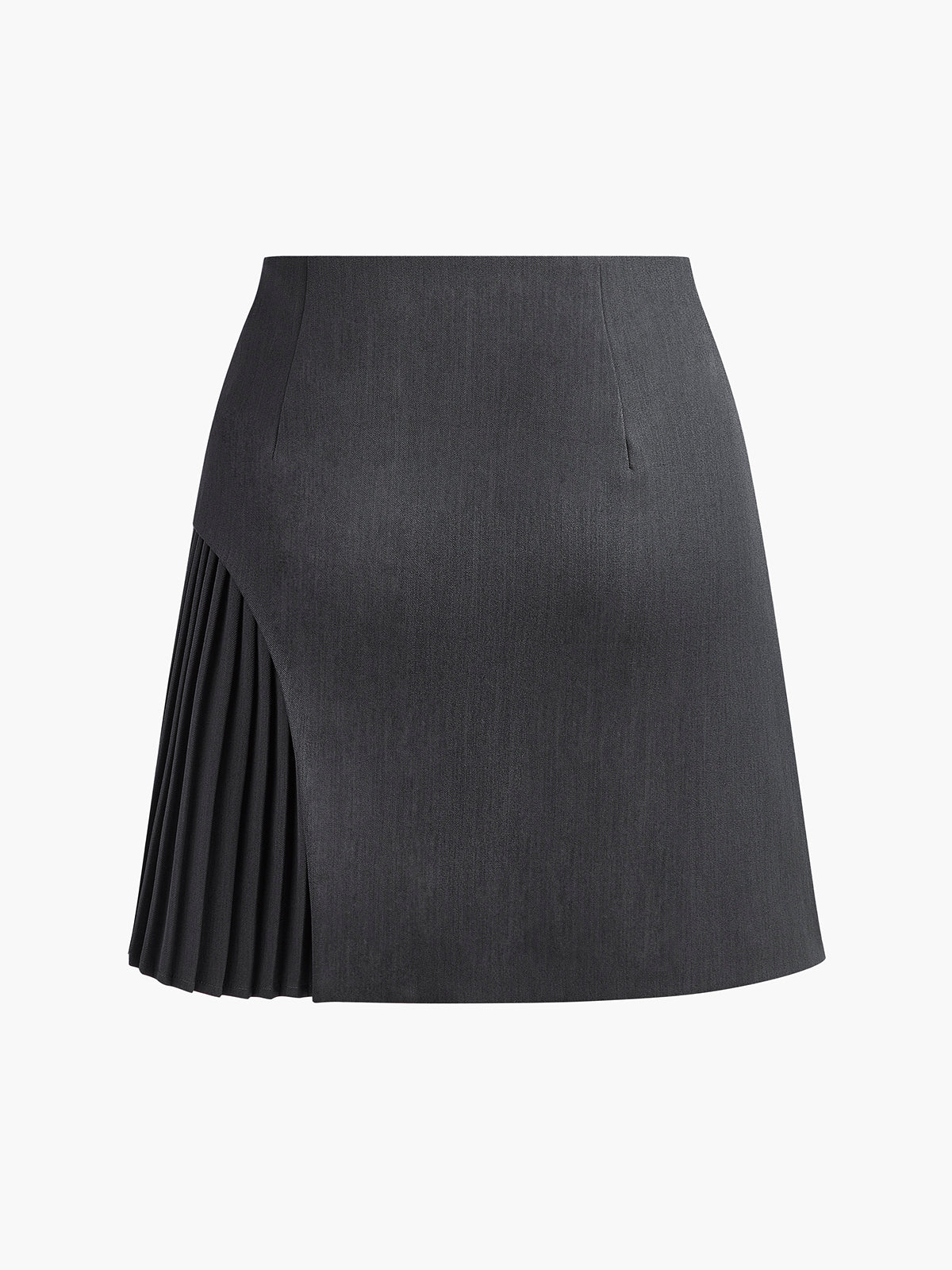 Jessica Taylor Side-Pleated Belted Skirt