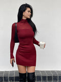 Bloomy Chic Sweater Dress