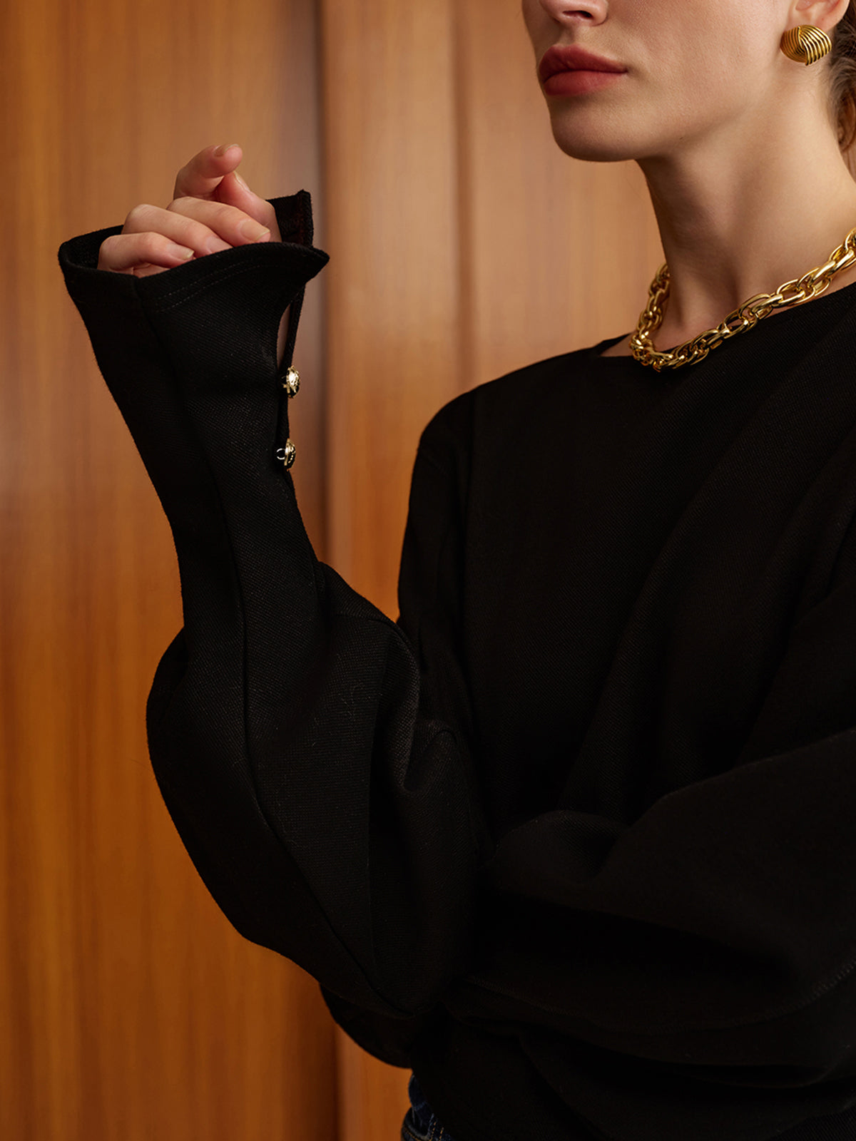Cyprus Stylish Bell Sleeve Sweatshirt