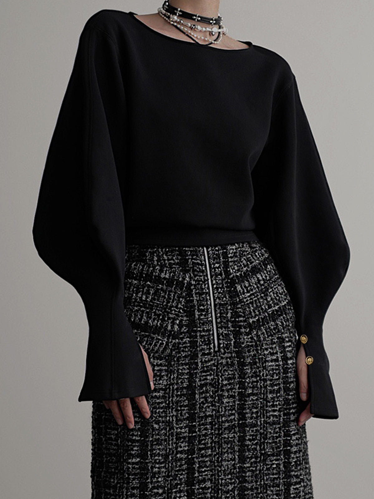 Cyprus Stylish Bell Sleeve Sweatshirt