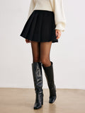 Clean Slate Pleated Mini Skirt