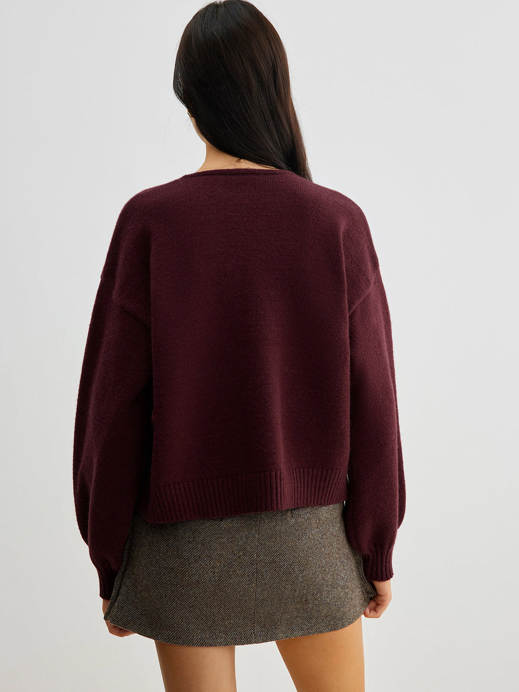 Love City Velvet-Bow Sweater