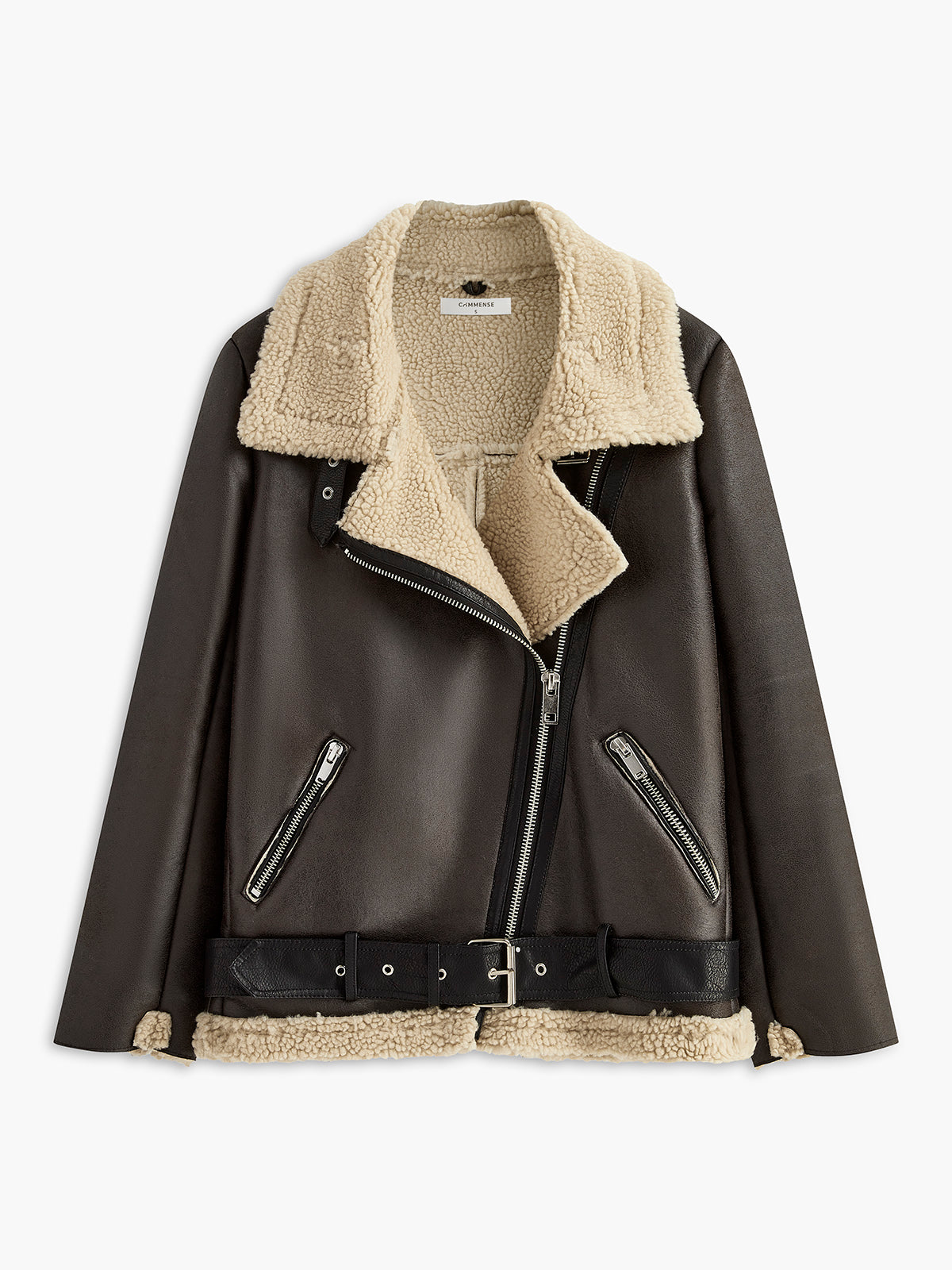 Cozy Up Zipper Belted Elegant Soft Fleece Jacket