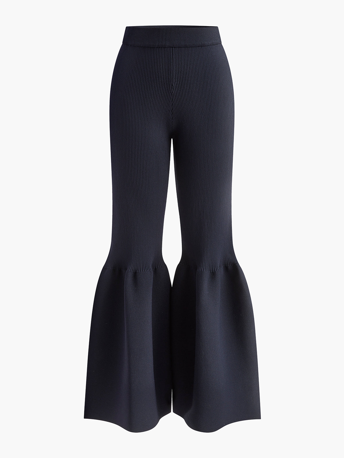 Snow Day Ruffled Mid-Waist Sweater Pants