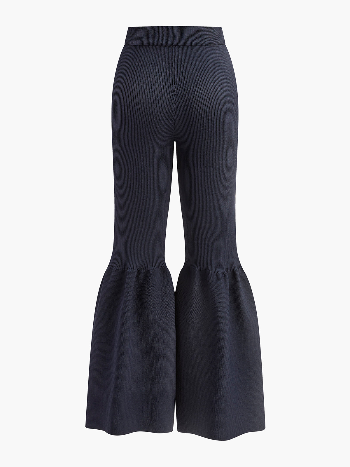 Snow Day Ruffled Mid-Waist Sweater Pants