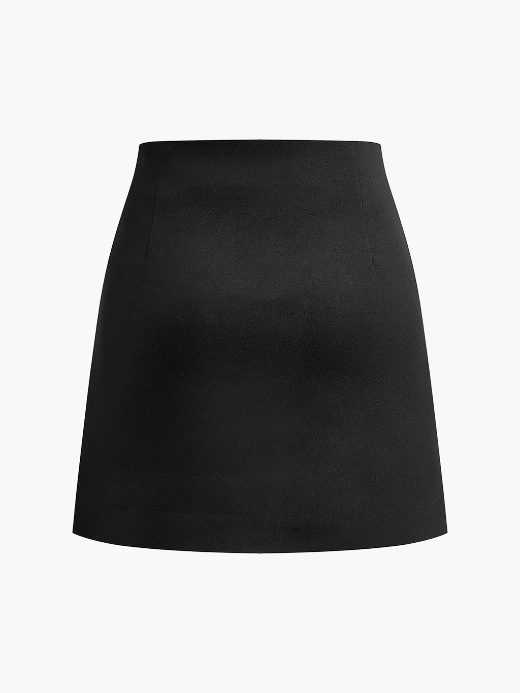 Her Edge Metal-Decor Stylish Zipper Mini Skirt