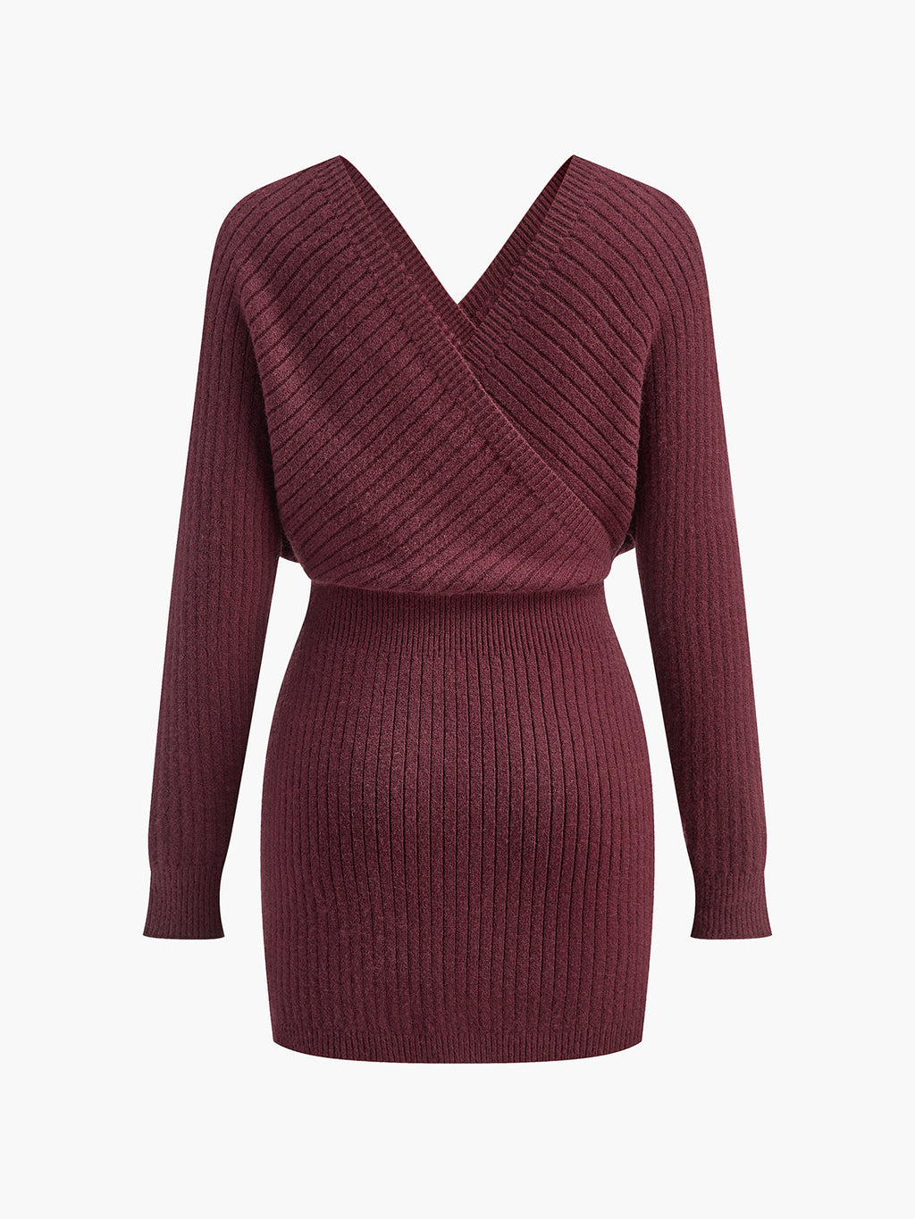 Cinched Criss Cross Sweater Dress