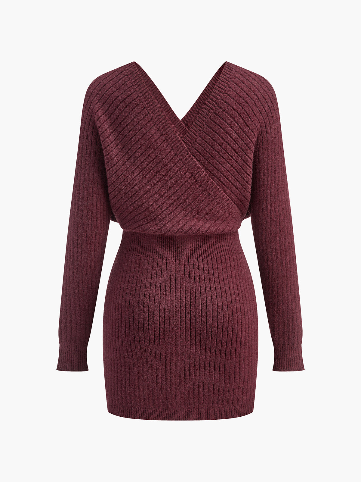 Cinched Criss Cross Sweater Dress