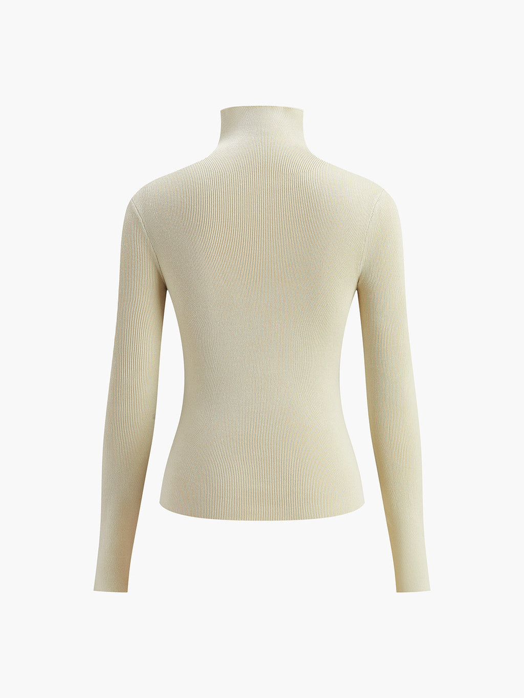 Eva Two Tone Chic Long Sleeve Knit Top