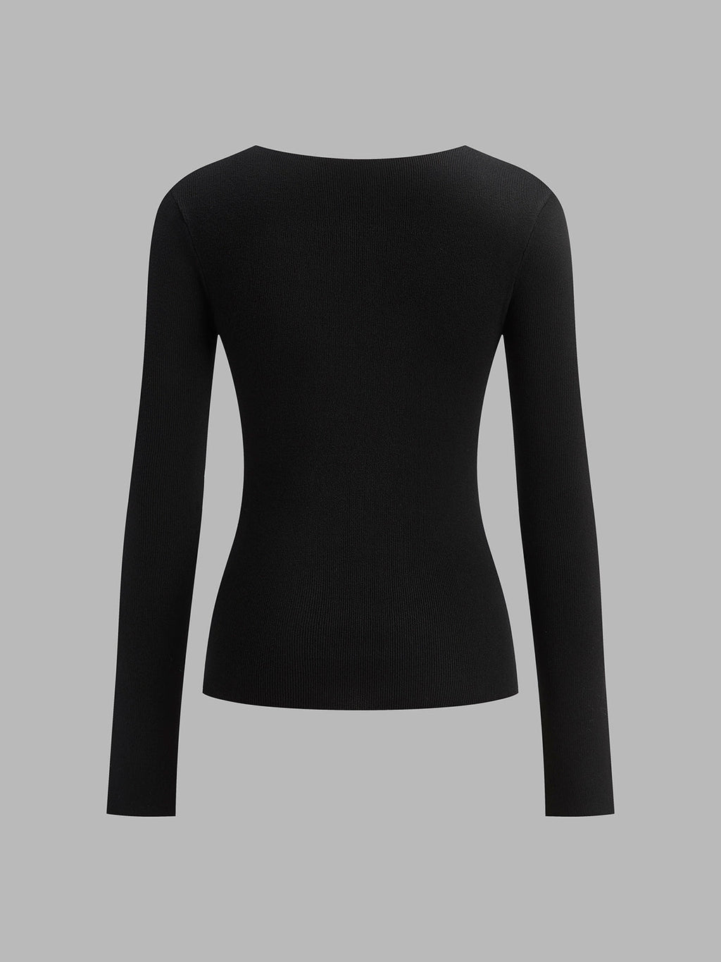 Color Story Two-Tone Panel Knit Top