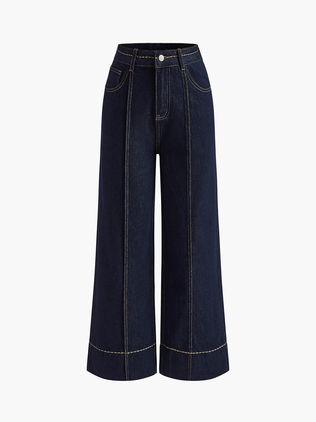 Easy Chic Wide-Leg Denim Jeans
