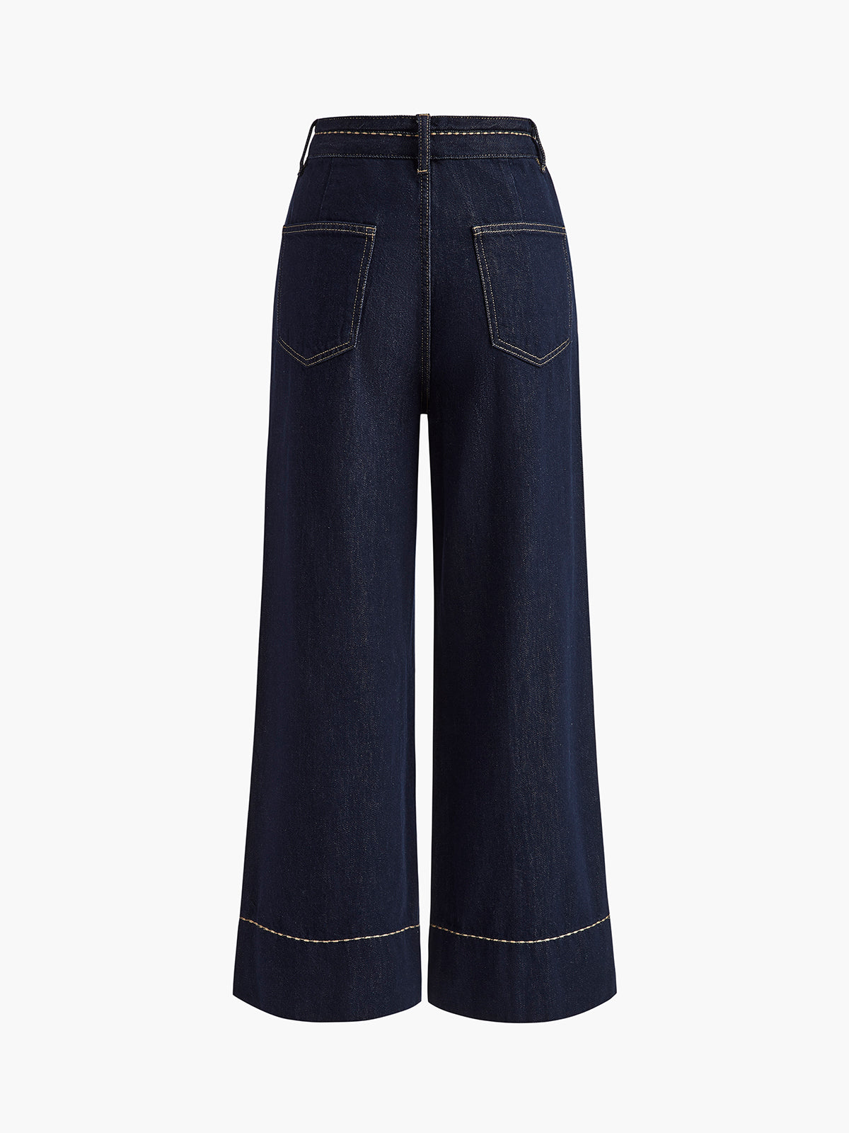 Easy Chic Wide-Leg Denim Jeans