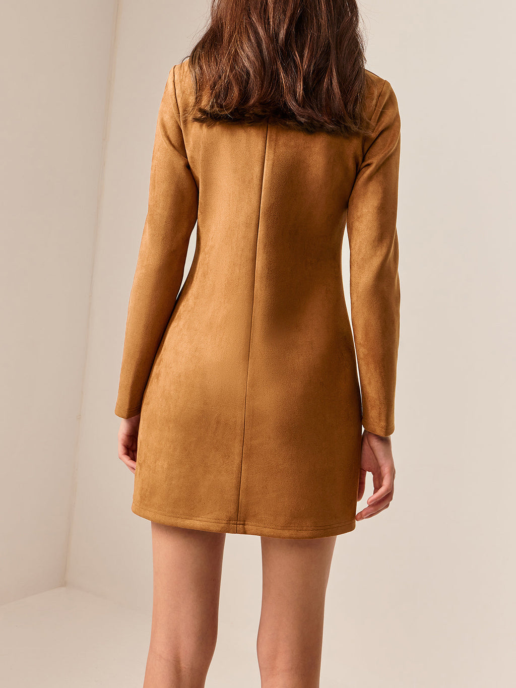 Her Moment Suede Short Dress