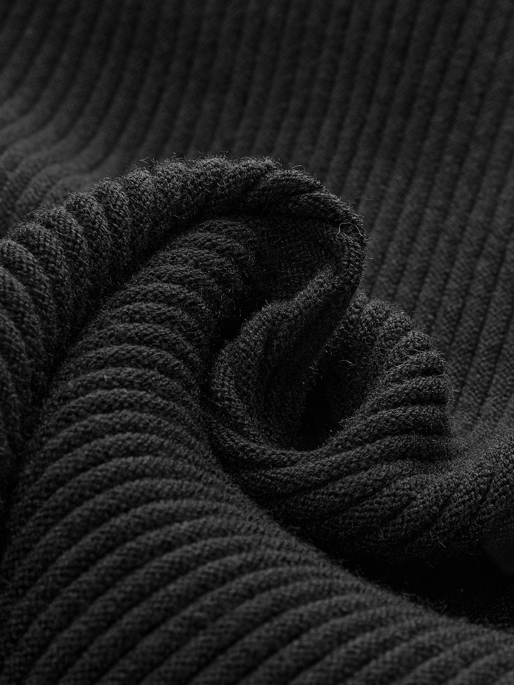 Sheer Moment Mock Neck Panel Knit Top