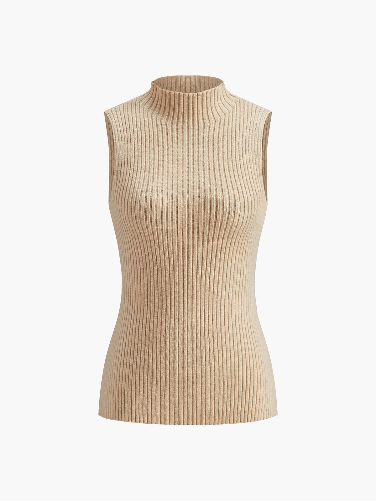 Clean Slate Mock Neck Chic Tank Top