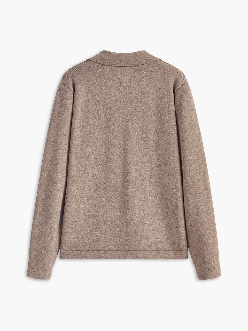 Tiered Touch Collared Pullover Sweater