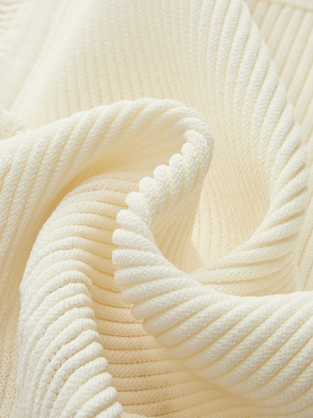 Soft Landing Ribbed Knit Ruffle Top
