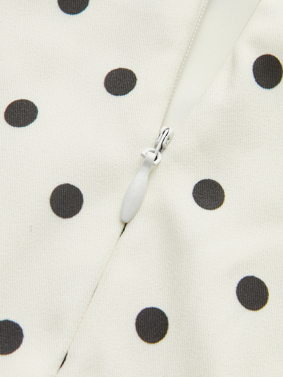 North West Polka Dot Lace-Up Dress