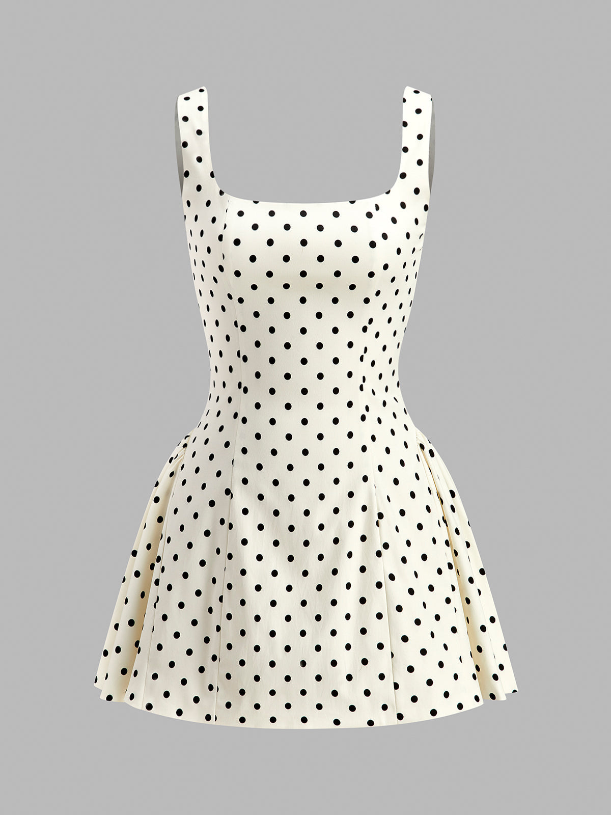 North West Polka Dot Lace-Up Dress