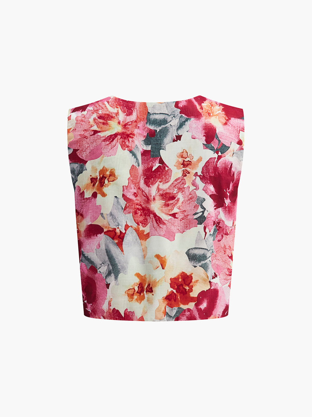 Wildflower Sleeveless Floral Print Shorts Set