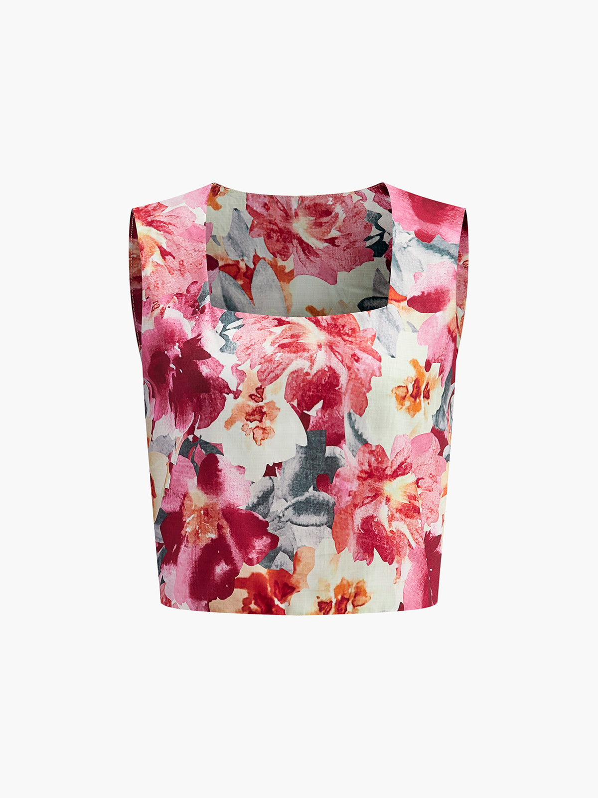 Wildflower Sleeveless Floral Print Shorts Set