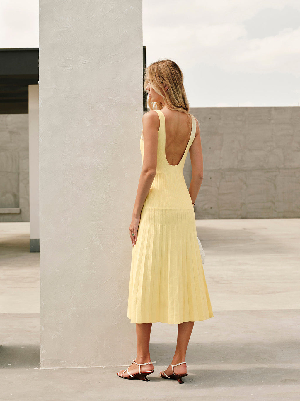 Sally Ribbed Knit Dress