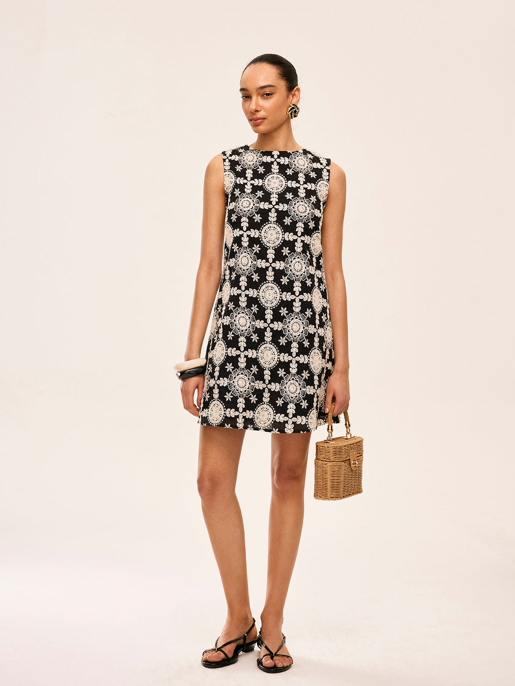 Wildflower Embroidered Sleeveless Dress
