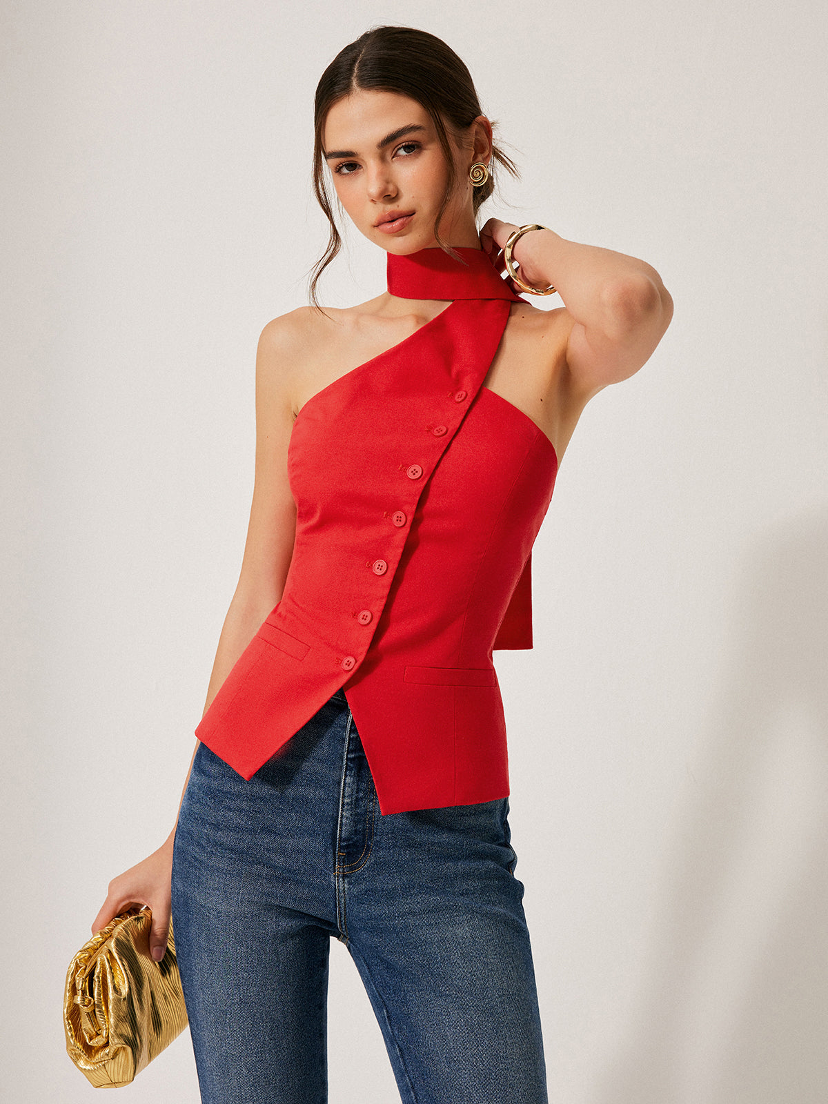 Pocket Pretty Chic Halter Top