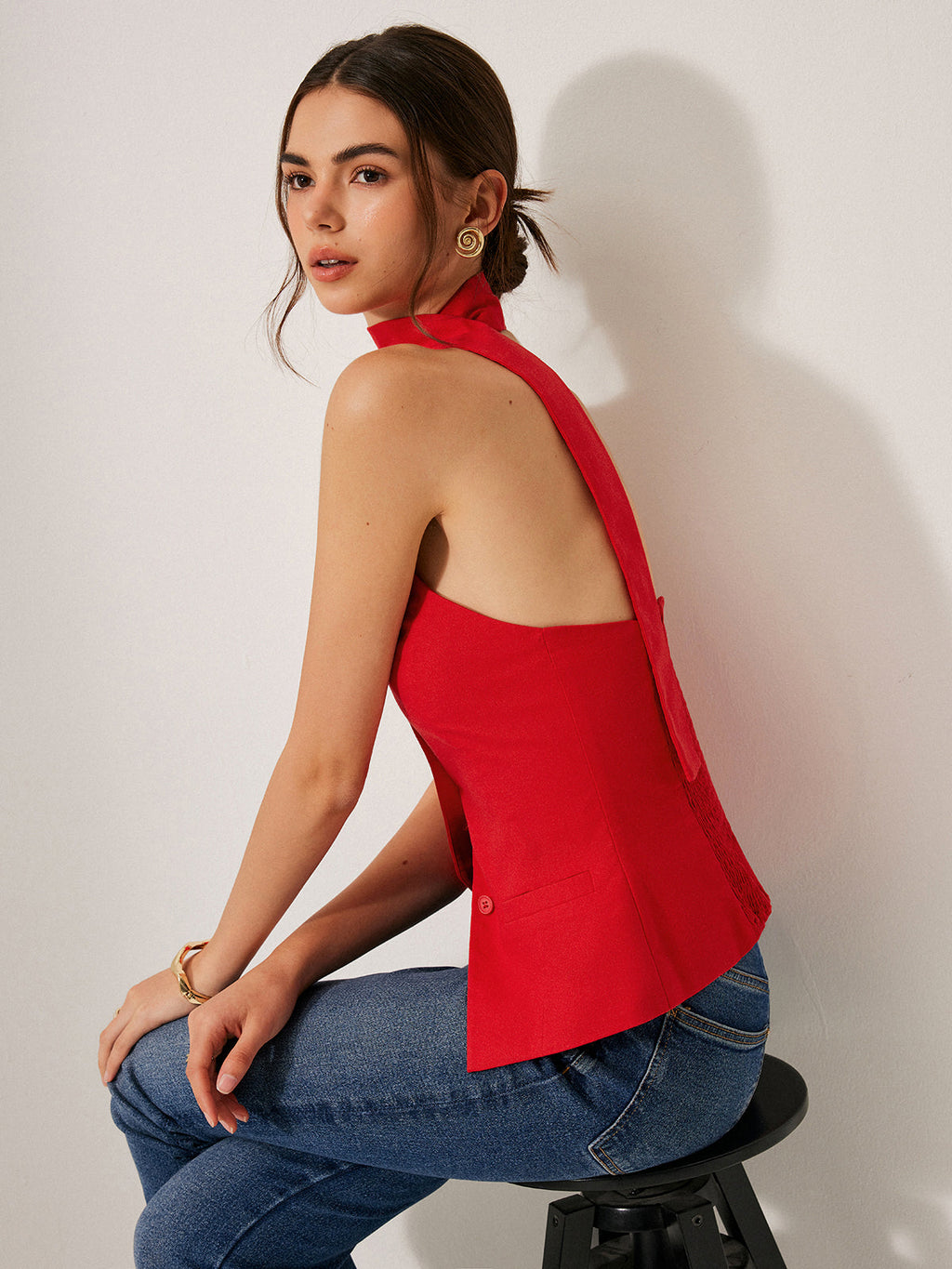Pocket Pretty Chic Halter Top