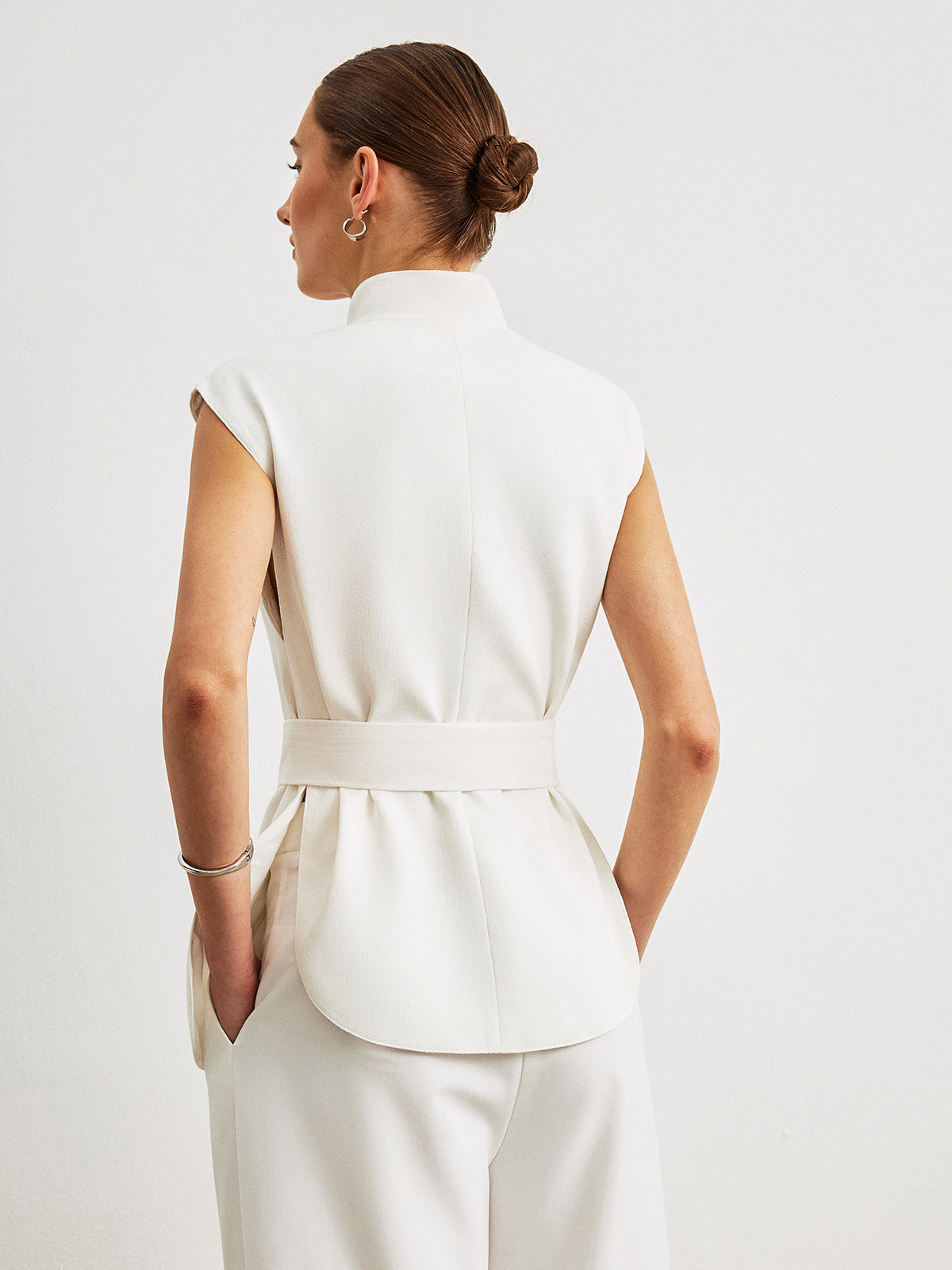 Hourglass Belted Peplum Top