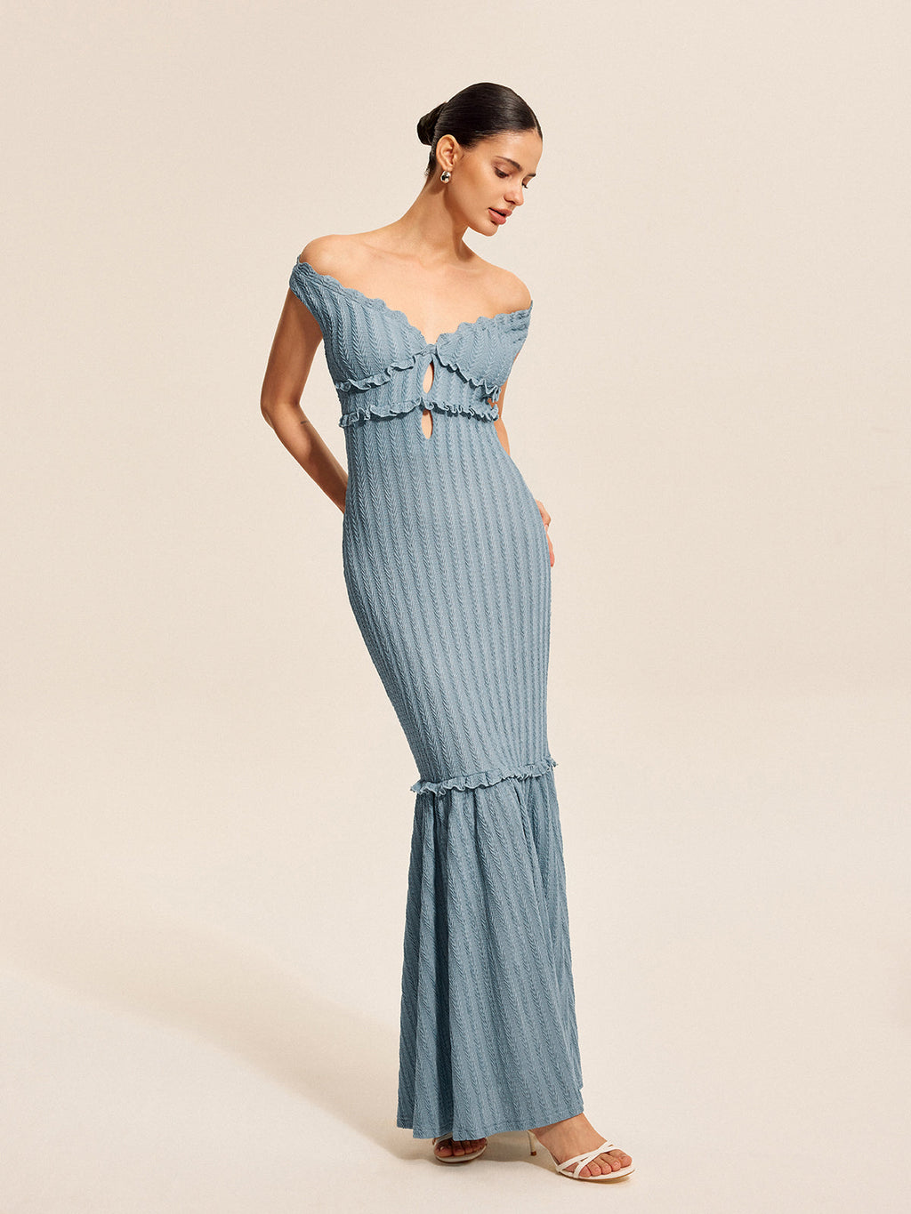 Romance Off-Shoulder Detail Dress