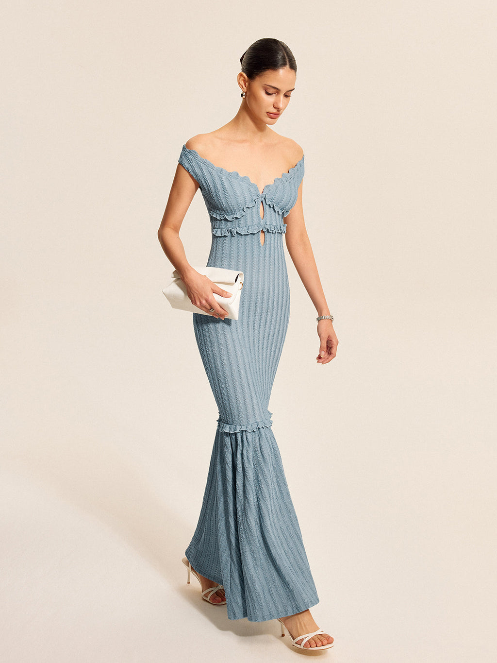 Romance Off-Shoulder Detail Dress