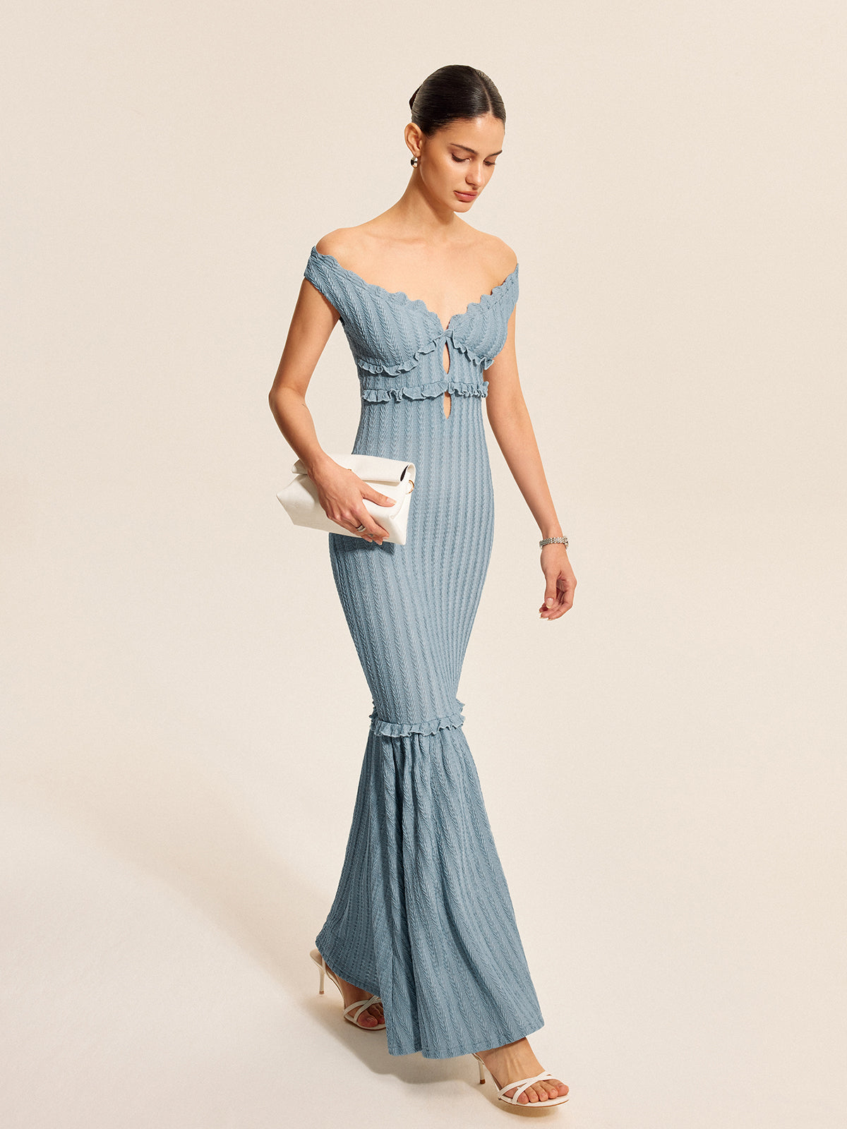 Romance Off-Shoulder Detail Dress