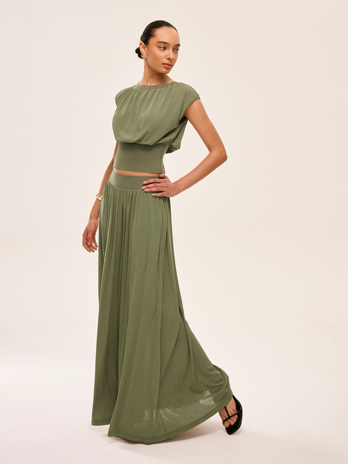Breezy Girl Flowy Top & Skirt Set