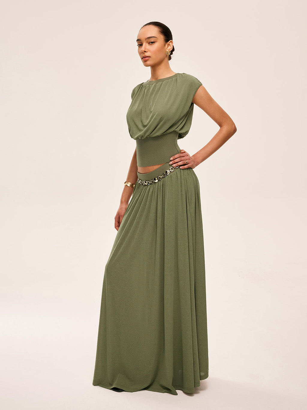 Breezy Girl Flowy Top & Skirt Set