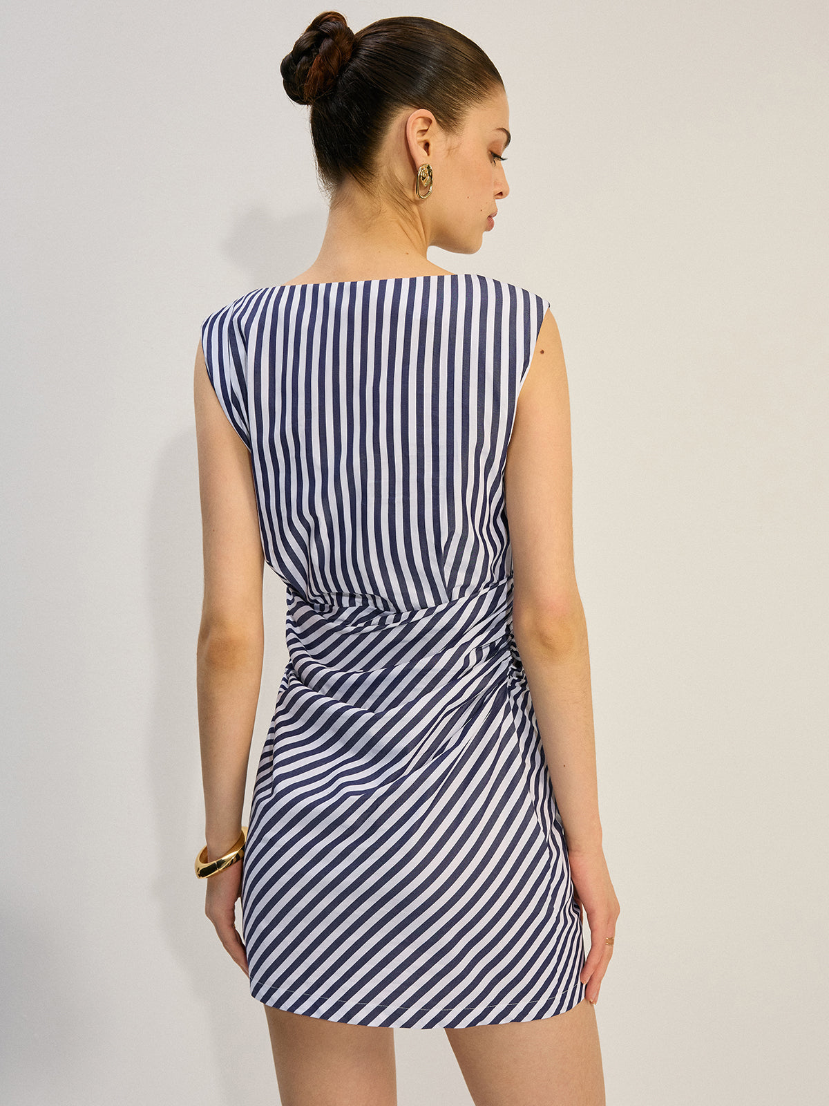 Adeline Striped Mini Dress
