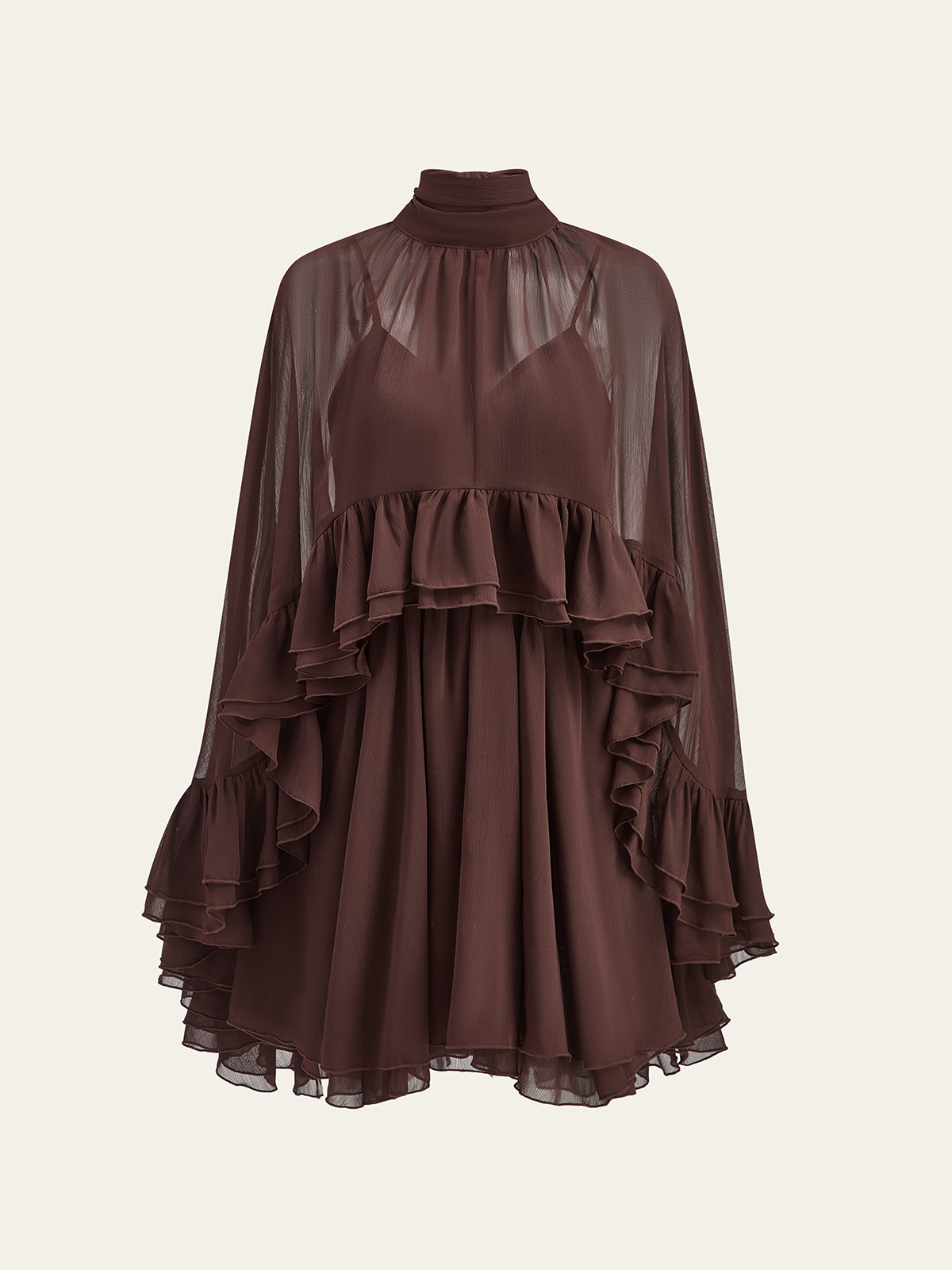 Lara Lifestyle Chic Cape Dress