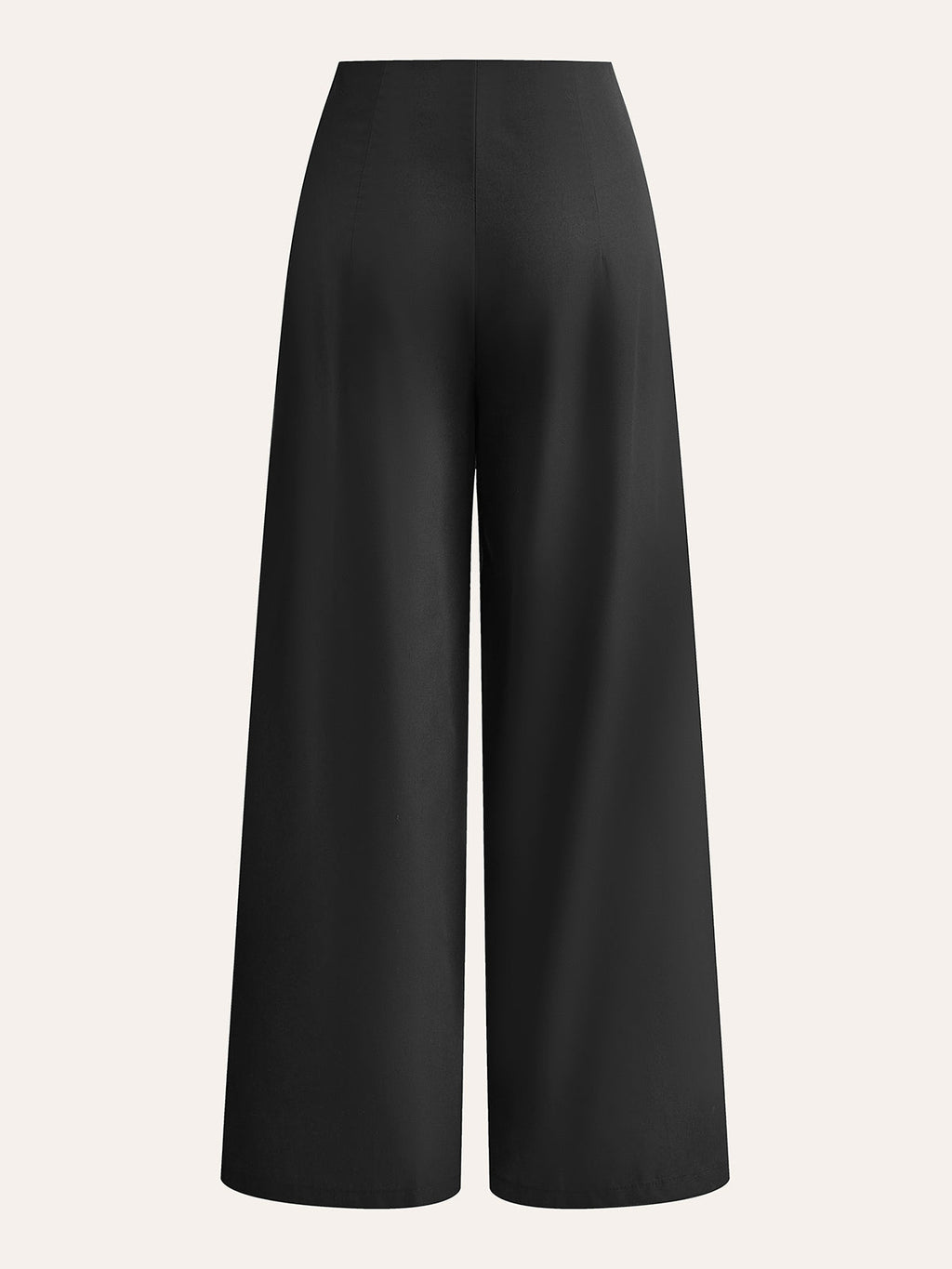 Blossom Embroidered High-Waist Wide-Leg Pants